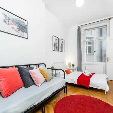 Apartamento 2bdr Old Town Square W Fast Wi-fi *